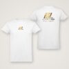 Hvit FF Skis T-skjorte FIS Rollerski World Cup 2026 med gull logo