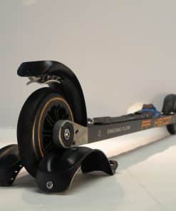 Bremsesystem montert på skøyterulleski fra FF Rollerskis