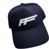Blå FF Skis caps med brodert logo – sporty og stilren caps for ski- og rulleskientusiaster.