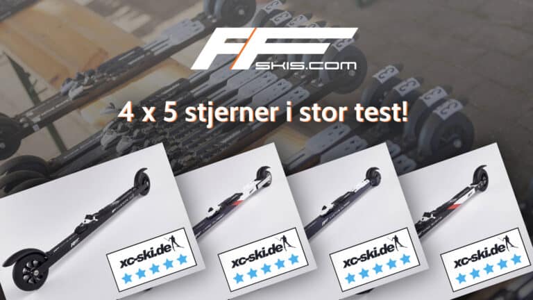 ff rulleski best i test med 5 stjerner til alle våre modeller