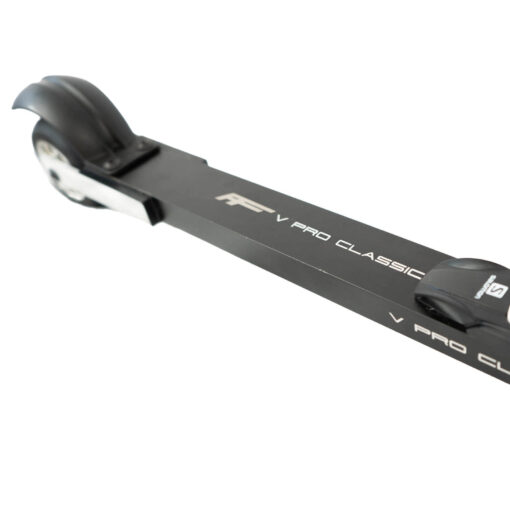 FF V Pro Classic sort eloksert aluminium med hvit skrift. Vårt flaggskip. Markedets beste rulleski!