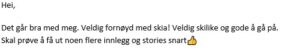 Kunde skryter av FF Rulleski – trygghet og stabilitet i fokus